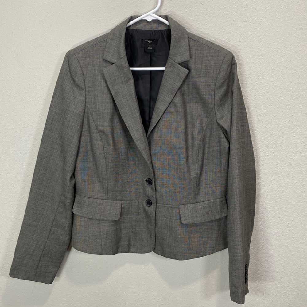 Ann Taylor jacket‎ blazer gray career office